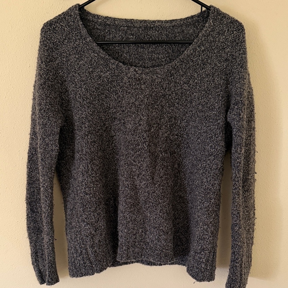 Cozy Gray Sweater Merino Wool